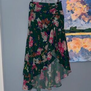 XSM Allison Rouched Asymmetrical Skirt